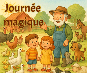 Histoire à lire ou à écouter en ligne : journée magique à la ferme