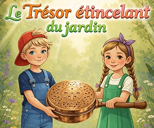 Le trésor étincelant du jardin, histoire illustrée à lire ou à écouter en ligne