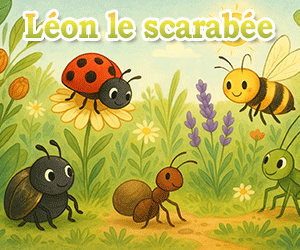 Histoire à lire ou à écouter en ligne : Léon, le petit scarabée