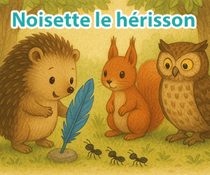 Histoire à lire ou à écouter : Noisette, le hérisson