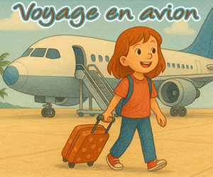 Histoire à lire ou à écouter : voyage en avion