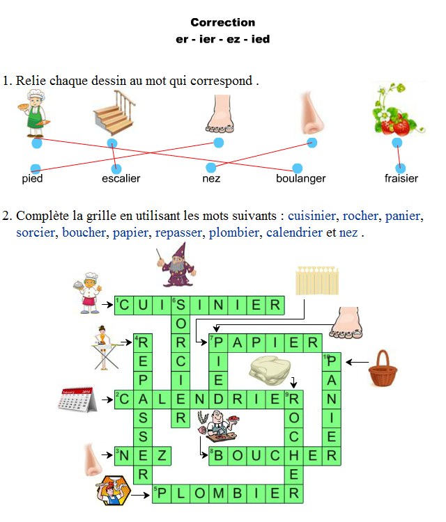 Fiche D exercices Imprimer Er Ier Ez Ied Apprendre Lire Fiche D exercices Imprimer Er Ier Ez Ied Apprendre Lire