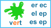 ec, el, ep, er, es Apprendre à lire, les sons er, el, ep, er,es